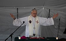 Bishop Spencer presiding at a field Mass Bishop Richard Spencer Visit, CST 2021 (51306193300).jpg
