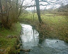 The Blackburn Brook, the likely origin of the Staniforth surname Blackburn Brook 22-04-06.jpg