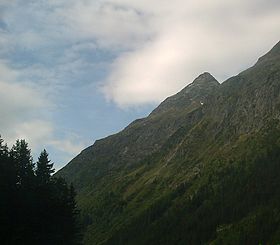 Vue depuis Plangeross, au nord-est.