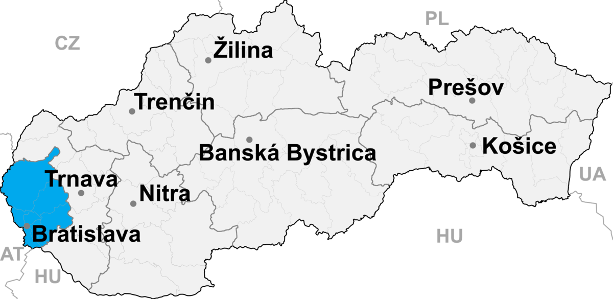 bratislava karta Bratislava (region) – Wikipedia bratislava karta