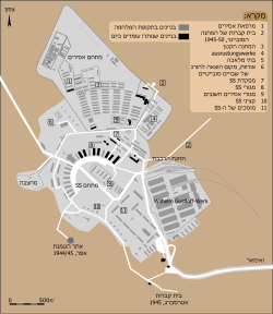 Buchenwald concentration camp map.svg