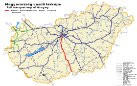 Image illustrative de l’article Ligne de Budapest à Kelebia par Kunszentmiklós-Tass