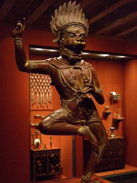 File:Buddhist deity Simhavaktra Dakini China Beijing Qing dynasty reign of the Qianlong emperor (1737) (399857306).jpg