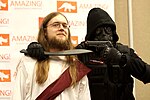 Thumbnail for File:Buddy Christ &amp; Resident Evil cosplayer.jpg