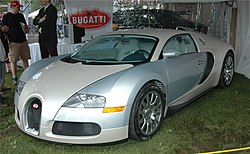 A 2006 Bugatti Veyron at the 2006 Greenwich Concours d'Elegance in Greenwich, CT