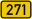 Bundesstraße 271 number.svg