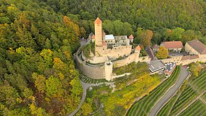 Neckarzimmern Burg Hornberg: Geschichte, Anlage, Burgfriedhof