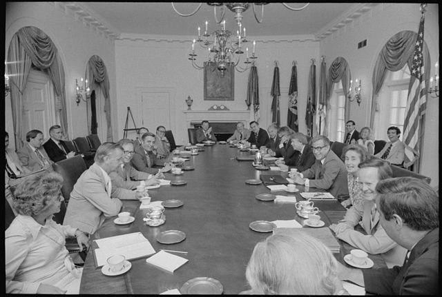 Adams at Cabinet Meeting