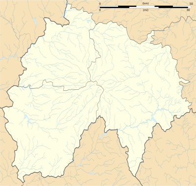 Cantal avdeling plassering map.svg