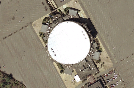 Capital Centre satellite view