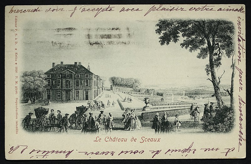File:Carte postale - Sceaux - Château de Sceaux - 9FI-SCE 137.jpg