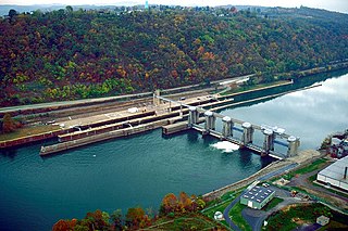 <span class="mw-page-title-main">Charleroi Locks & Dam</span> Dam in Pennsylvania and Monessen, Pennsylvania