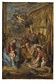 Circle of Anthony van Dyck - The adoration of the Shepherds, na 1630.jpg