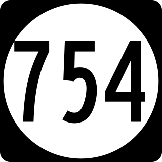 <span class="mw-page-title-main">Virginia State Route 754</span> Secondary route designation