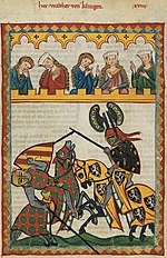 Gambar mini seharga Codex Manesse