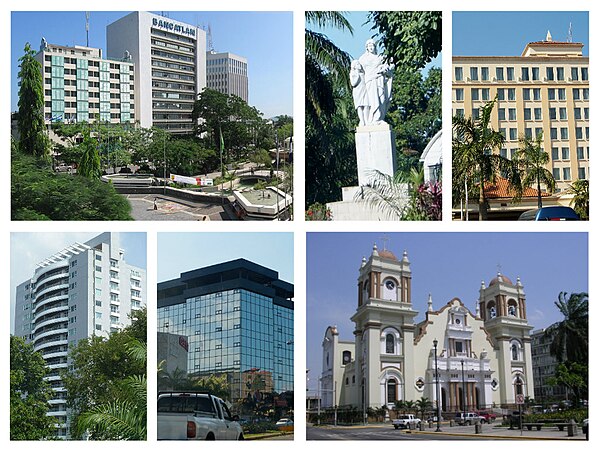 Historic and modern landmarks of San Pedro Sula