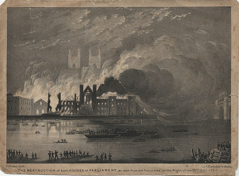 File:Conflagration of both Houses of Parliament by Thomas Ashburton Picken 001.jpg