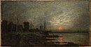 オランダの夕日(1857) ランス美術館