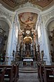 Dörzbach - Meßbach - Dreifaltigkeitskirche - Blick zum Altar - hoch