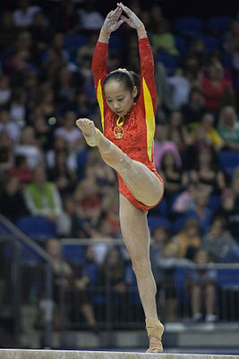 Deng Linlin ai Campionati Mondiali di Ginnastica Artistica 2009