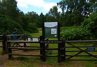 Entrance to the reserve Dersingham bog.jpg