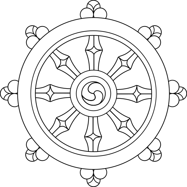 Bestand:Dharma Wheel.svg