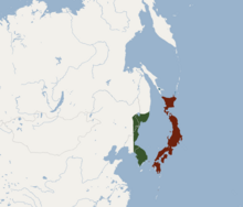 Distribution of Myotis macrodactylus.png