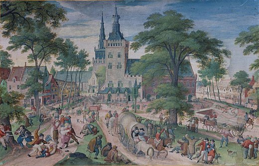 Kermis in Belle (Hans Bol, ca. 1580)