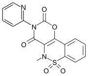 Formula scheletrica di droxicam