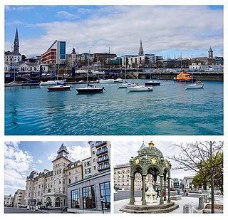 <span class="mw-page-title-main">Dún Laoghaire</span> County town of Dún Laoghaire–Rathdown and port suburb of Dublin, Ireland