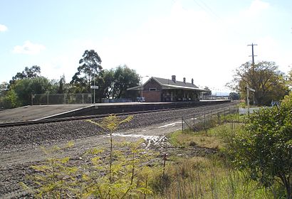 How to get to East Maitland Railway Station with public transport- About the place