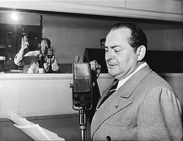 Arnold on the radio show Three Thirds of a Nation, May 6, 1942