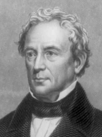 Image: Edward Everett, 1794 1865, three quarter length portrait, standing, facing left (cropped closein 3x 4)