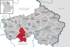 Lage der Gemeinde Erbendorf im Landkreis Tirschenreuth