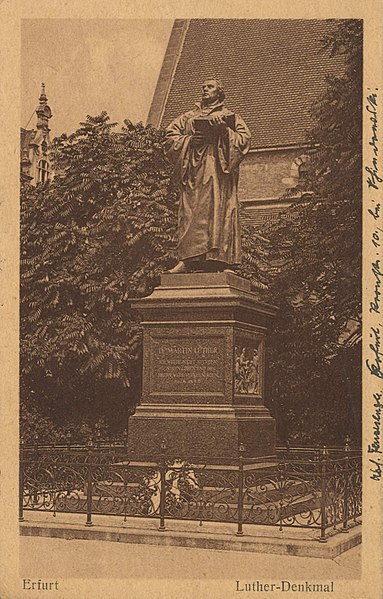 File:Erfurt, Thüringen - Lutherdenkmal (Zeno Ansichtskarten).jpg