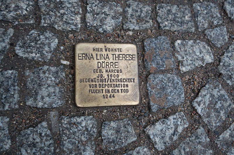 File:Erna Lina Therese Dörre stolperstein (26402363665).jpg