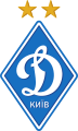 Эмблема ФК «Динамо» Киев с инвертированными цветами