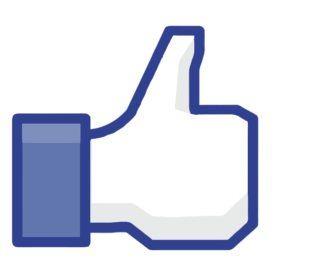 Facebook logo thumbs up like transparent SVG.svg