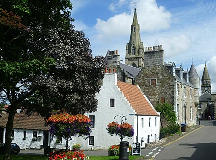 The small burgh of Falkland, Fife, created a royal burgh in 1458 and a police burgh in the 1890s