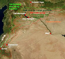 Fertile Crescent wood sones 11,000 BC (in Norwegian) FertileCrescent11000BC.JPG