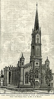 First Presbyterian Church, published 1892 First Presbyterian Church Columbus 01.jpg