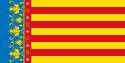 Flagge der Autonomen Region Valencia