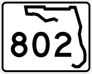 <span class="mw-page-title-main">Florida State Road 802</span>