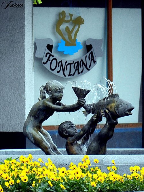 Fountain - the symbol of the city