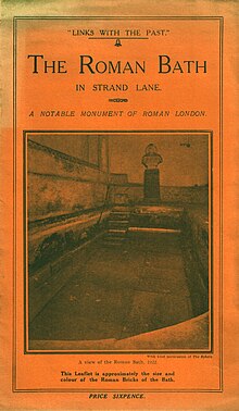 The cover of one of Edward Foord's guidebooks to the Bath from the 1920s Foord 'Links' cover.jpg
