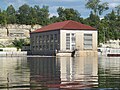 The powerhouse as seen from upstream