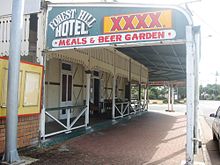 Ground floor verandah, 2011 Forest Hill Hotel (2011).jpg