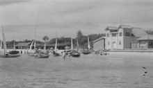 The former Frankston Yacht Club house in the 1940s.