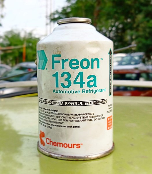 Freon 134a refrigerant for car AC