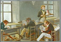 Painters at work, c. 1830